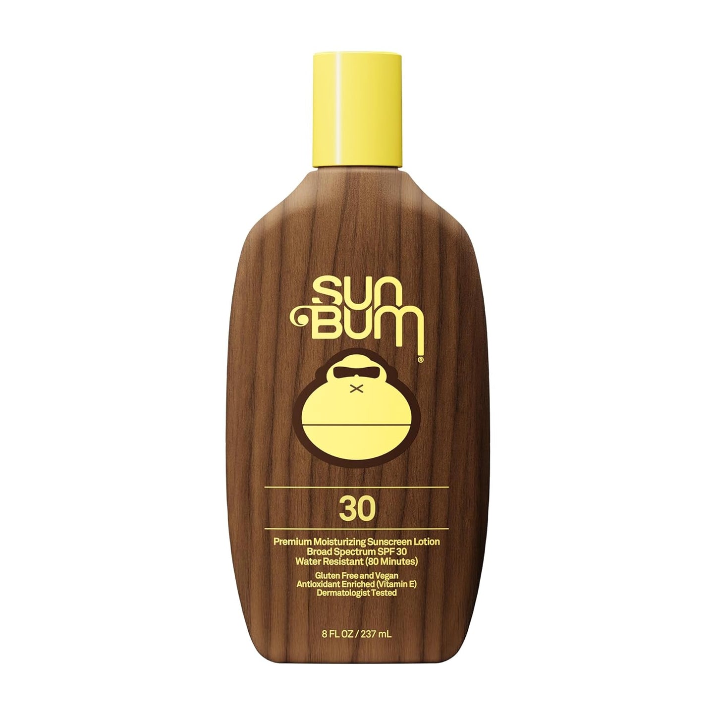 HotSun Bum Original SPF 30 Sunscreen Body Lotion - Broad Spectrum Moisturizing Sunscreen with Vitamin E - Hawaii 104 Act Compliant (Made without Octinoxate & Oxybenzone) - 8 oz