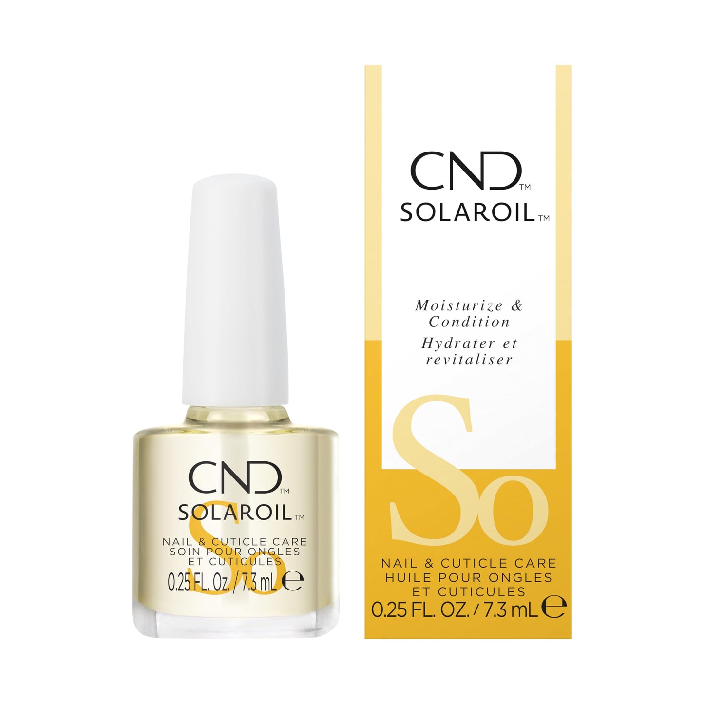 HotCND SolarOil Cuticle Oil, Natural Blend Of Jojoba, Vitamin E, Rice Bran and Sweet Almond Oils, Moisturizes and Conditions Skin (Packaging May Vary)