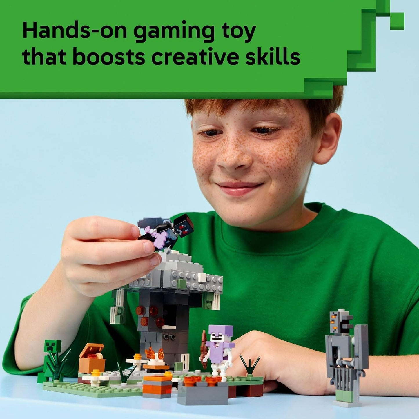 Hot LEGO Minecraft The Pale Garden Building & Pretend Play Toy for Boys & Girls - Video Game Playset & Toy Figures for Kids, Ages 7+ - W/Mothman & Creeper Minifigures - Gift Idea for Birthdays - 21586