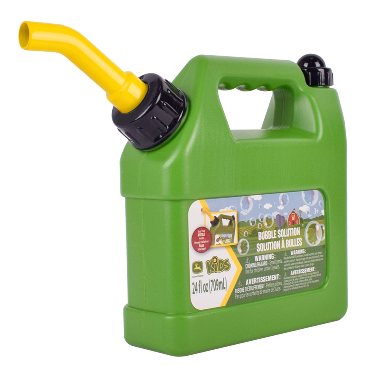 HotJohn Deere Bubble Lawn Mower for Toddlers, Bubble Blowing Machines, Indoor and Outdoor Gardening Toy, Birthday, Party Favor for Preschool Girls and Boys, No Batteries Required, 2+