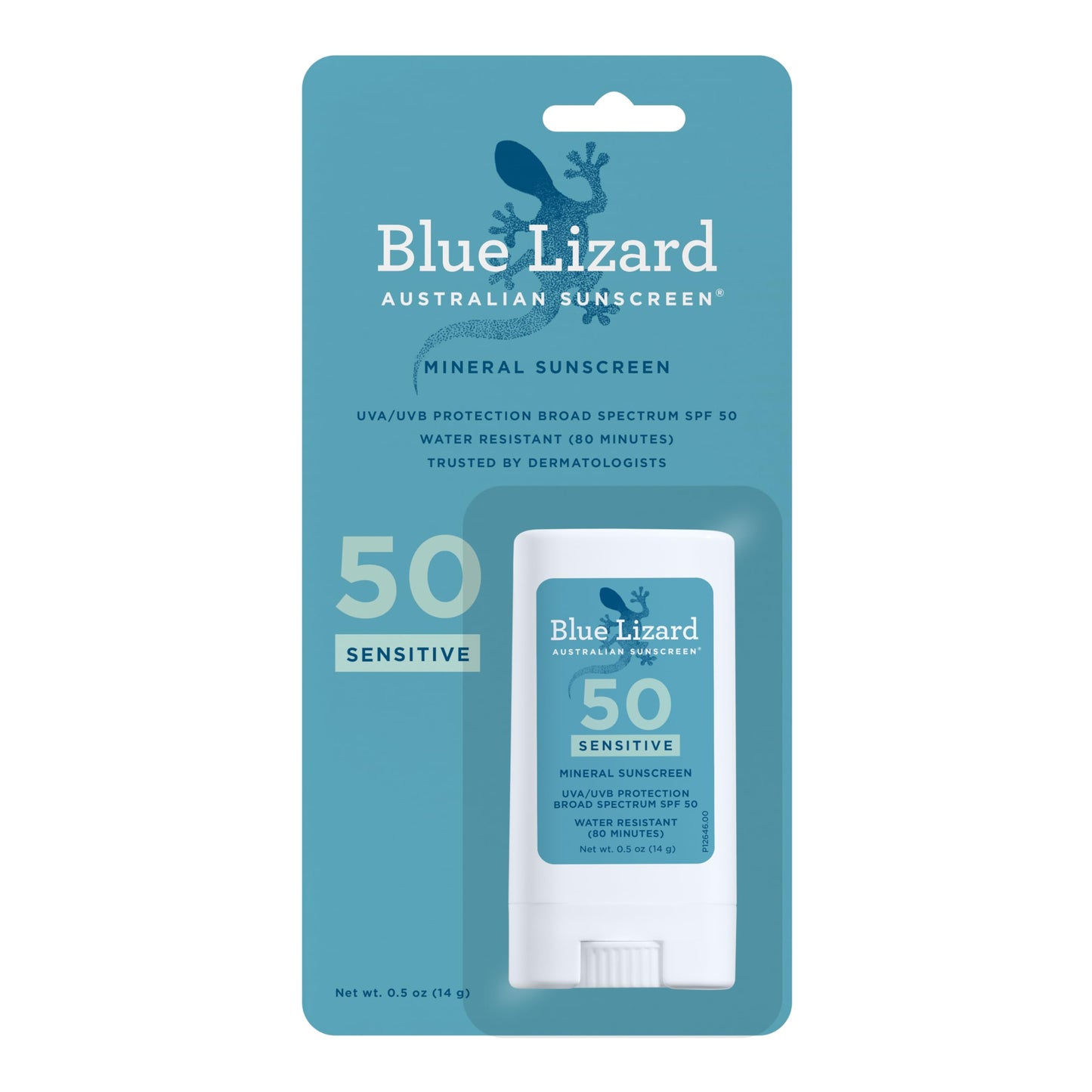 HotBlue Lizard Sensitive Mineral SPF 50 Sunscreen Lotion, 100% Mineral Sunscreen, UVA/UVB Protection, Infused with organic Aloe Vera, Soothes and Hydrates, 5 fl oz