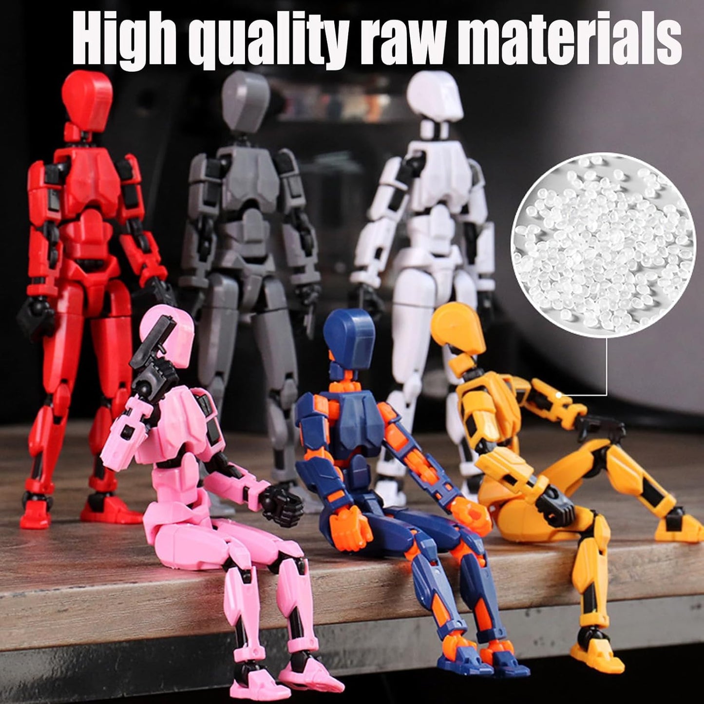 Hot 2026 New Assembly Completed-Titan 13 Action Figure,Dummy Robot 13 Action Figures Set,3D Printed Multi-Jointed Action Figures,Nova 13 Action Figure for Collectors Desktop Decorations (5pcs)