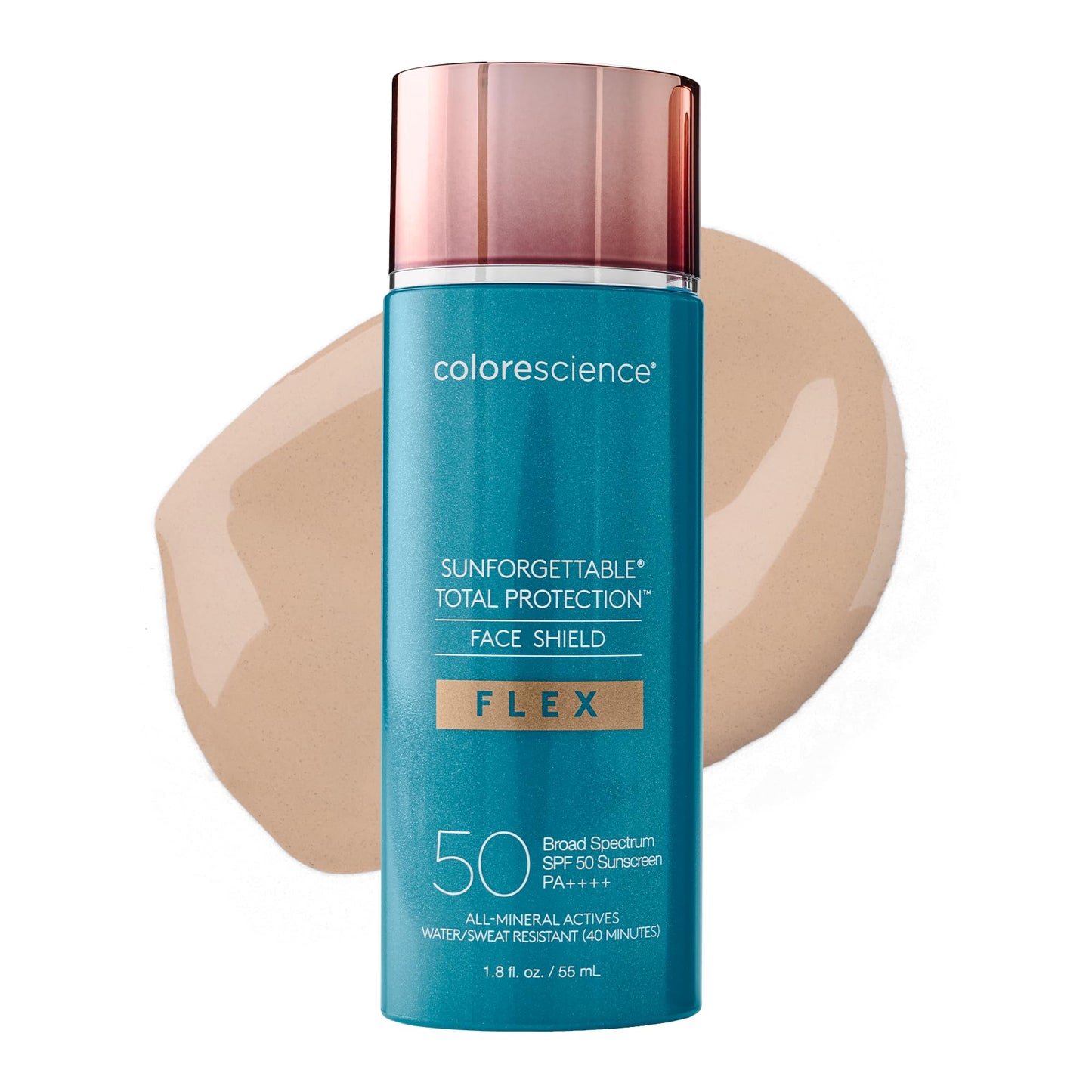 HotColorescience FLEX Tinted Mineral Sunscreen SPF, Tone-Adapting Buildable Coverage with Zinc Oxide