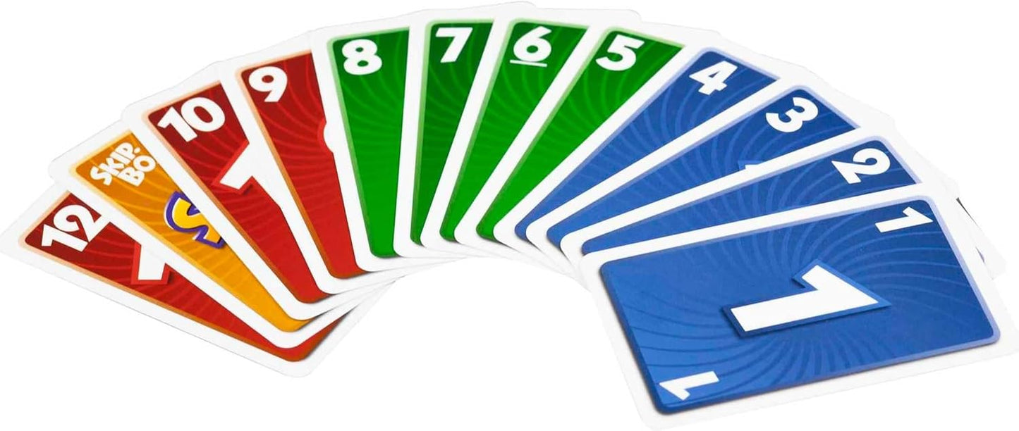 HotMattel Games Skip-Bo Card Game in Storage Tin, for 2-6 Players