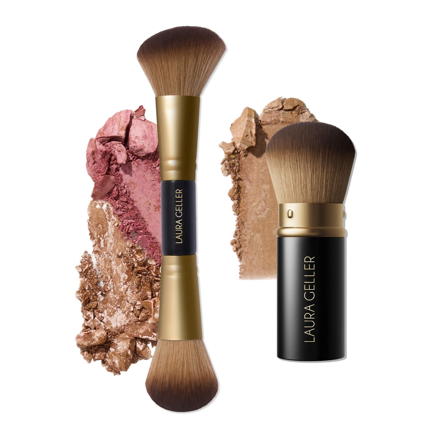 HotLAURA GELLER NEW YORK Cosmetic Professional Makeup Brushes - Cruelty-Free - 01 Retractable Airbrush Kabuki Brush