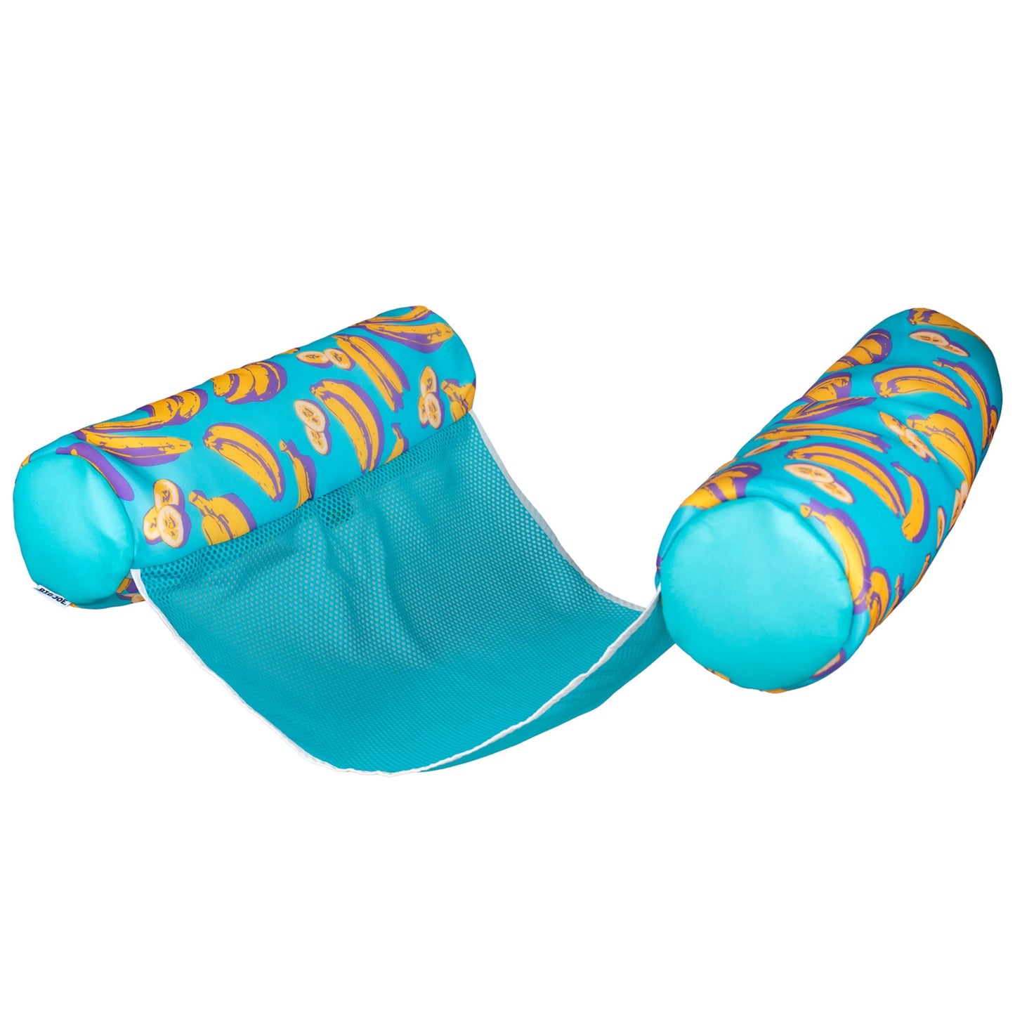 HotBig Joe Noodle Sling No Inflation Needed Pool Seat with Armrests, Blurred Blue Double Sided Mesh, Quick Draining Fabric, 3 feet