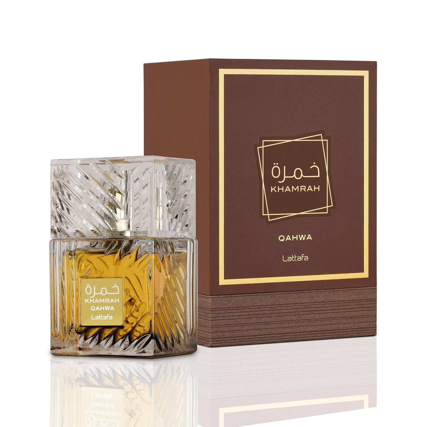 Hot Lattafa Khamrah Qahwa - Vanilla, Warm Spicy, Cinnamon, Sweet - Eau de Parfum Long-Lasting Fragrance for Unisex, 3.40 Ounce / 100 ml