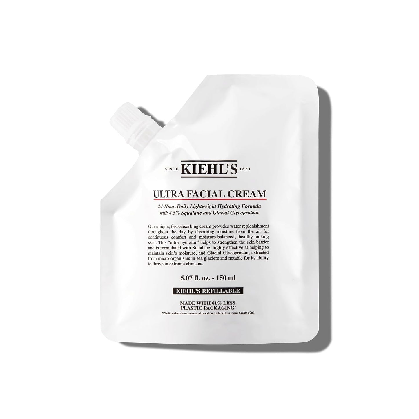 HotKiehl's Ultra Facial Cream, with 4.5% Squalane to Strengthen Skin's Moisture Barrier, Skin Feels Softer and Smoother, Long-Lasting Hydration, Easy and Fast-Absorbing, Suitable for All Skin Types