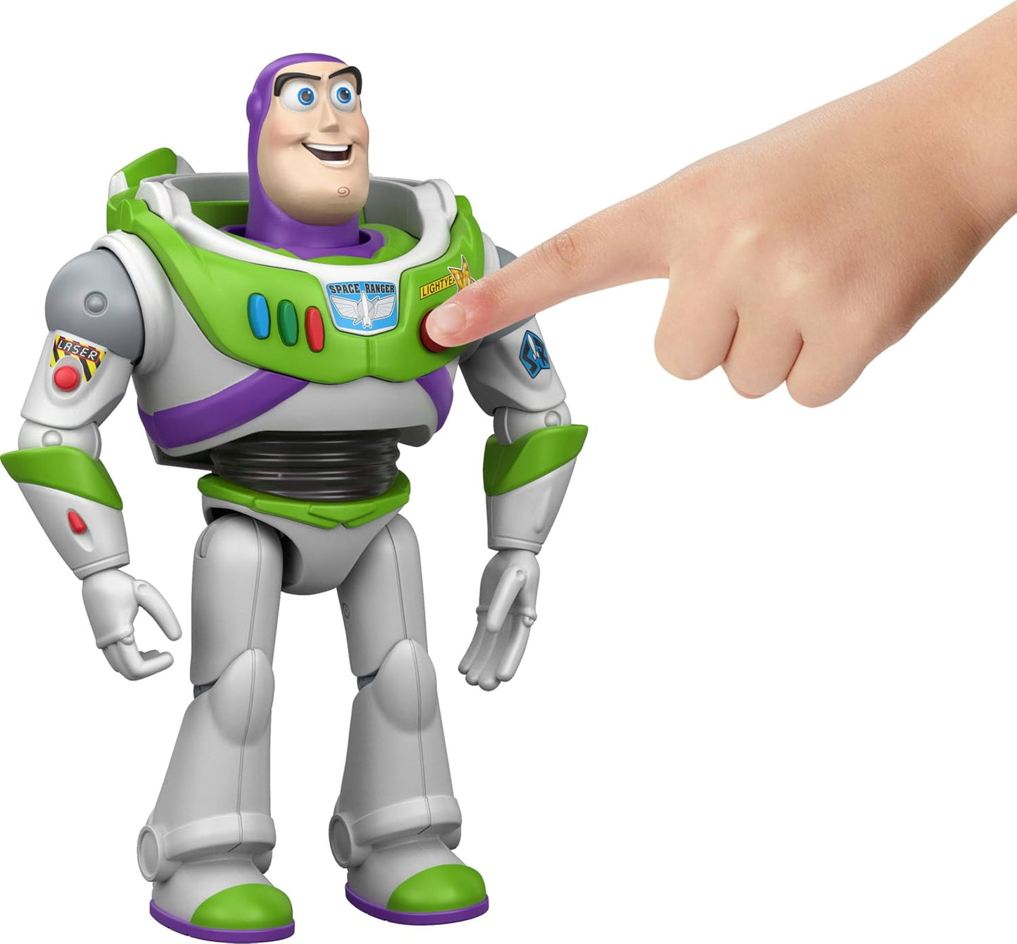 Hot Mattel Disney and Pixar Toy Story 5 Interactables Buzz Lightyear | 7-inch Playscale Talking Figure, Movie Phrases, Converses with Other Characters in the Line