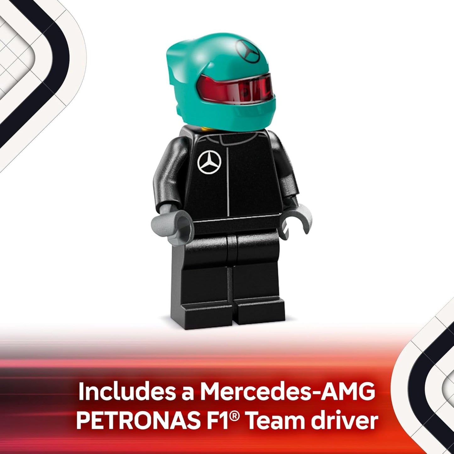 Hot LEGO Speed Champions Mercedes-AMG F1 W15 Race Car Toy - Building Set for Kids, Boys & Girls, Ages 10+ - Toy Car for F1 Fans - Gift Idea for Birthday - 77244