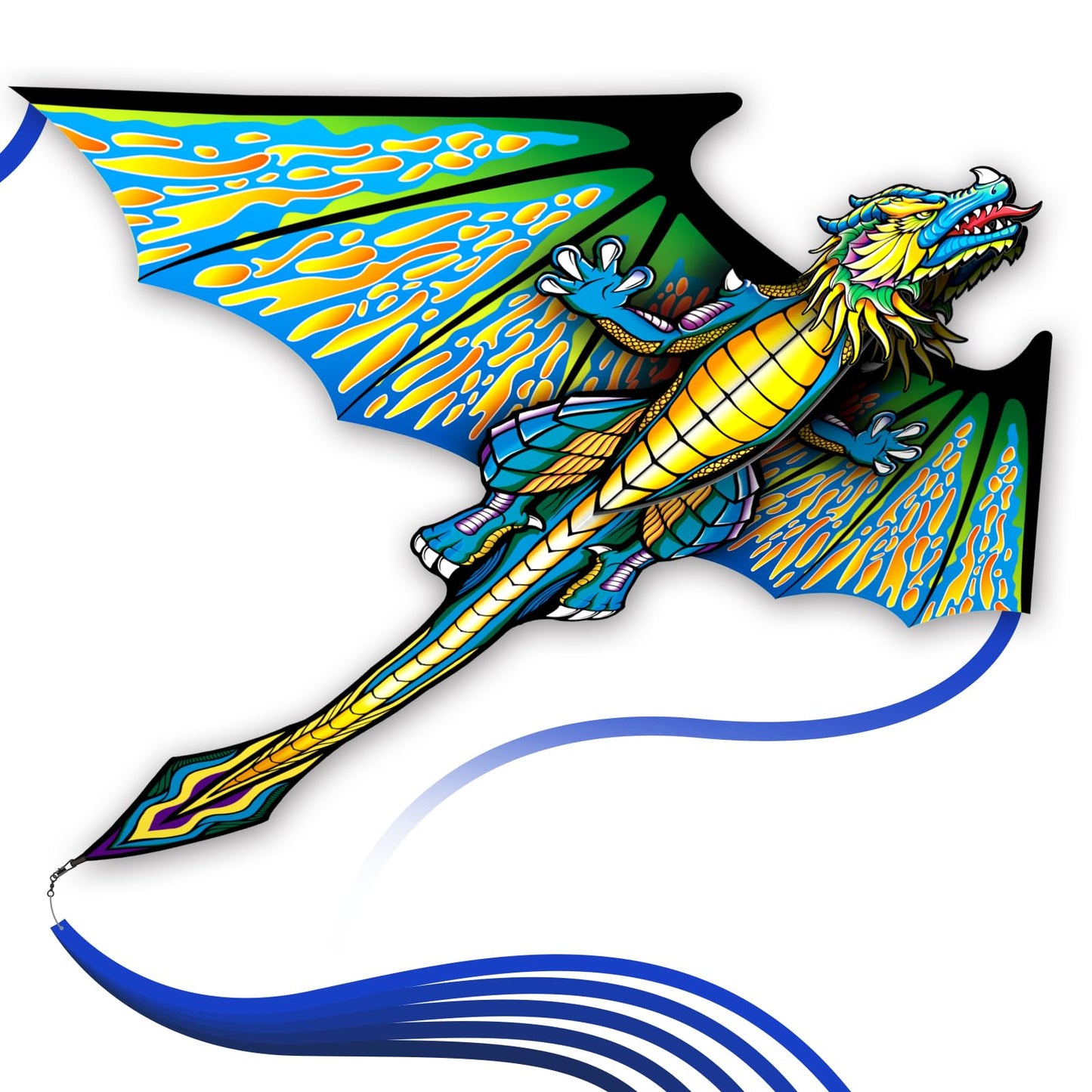 Hot SGftre Complete Kite with Handle, Line & Accessories,Easy to Fly for Kids & Adults, Perfect for Beach, Park, Family Outdoor Activities