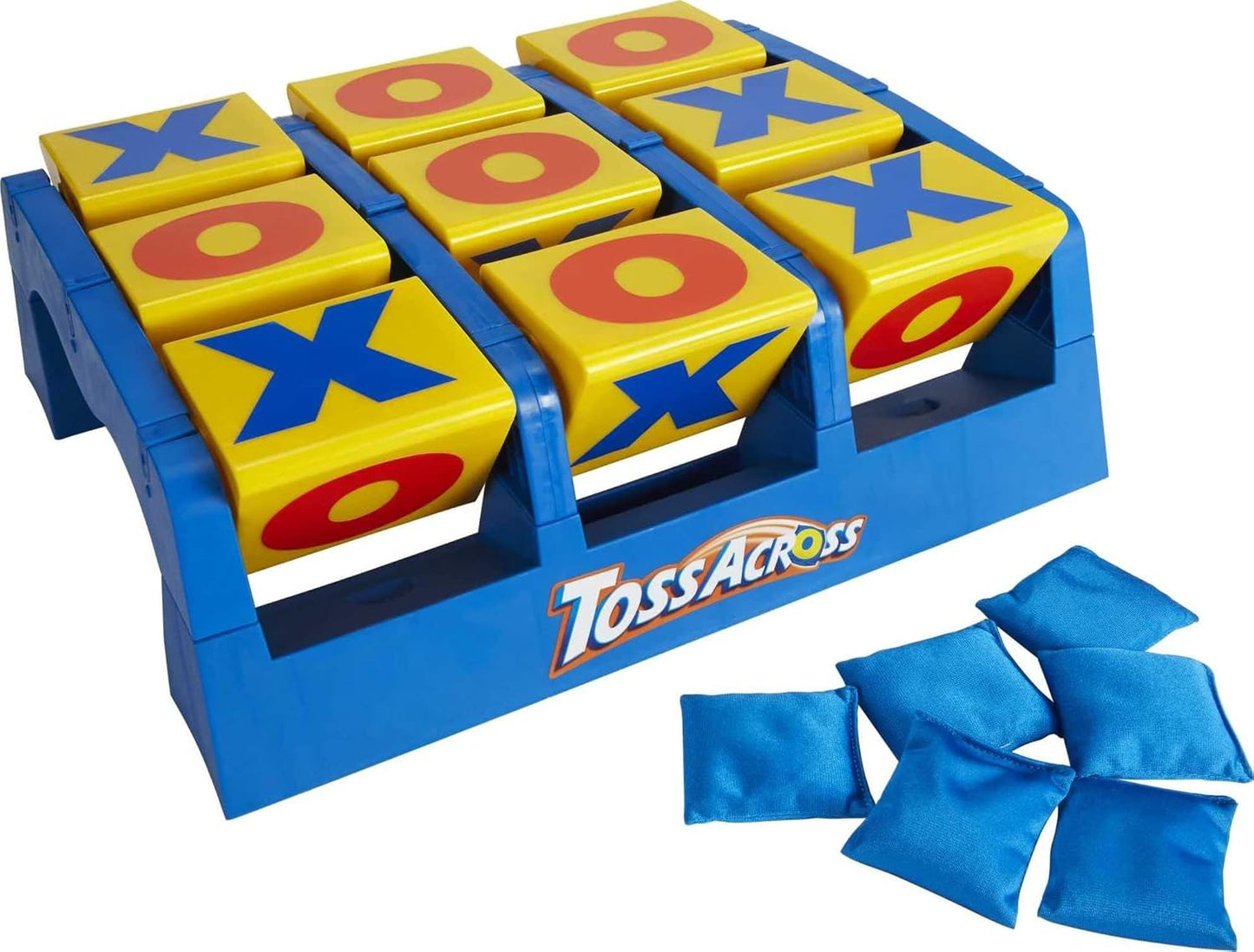 HotMattel Games Toss Across Indoor Outdoor Game for Ages 5+, 2-4 Players | Get 3-in-a-Row Bean Bag Throwing Tic-Tac-Toe Game, Active Play for Family Nights & Camping