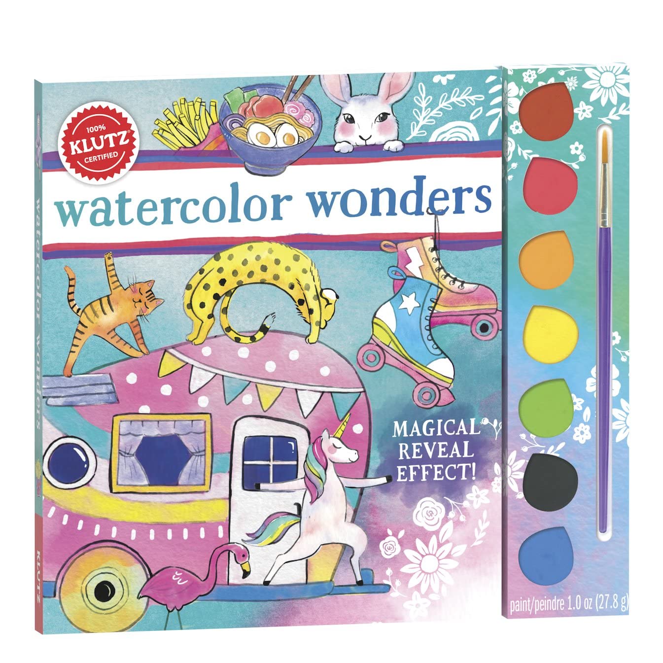 Hot Klutz Watercolor Wonders Painting Kit, 10 Piece Set