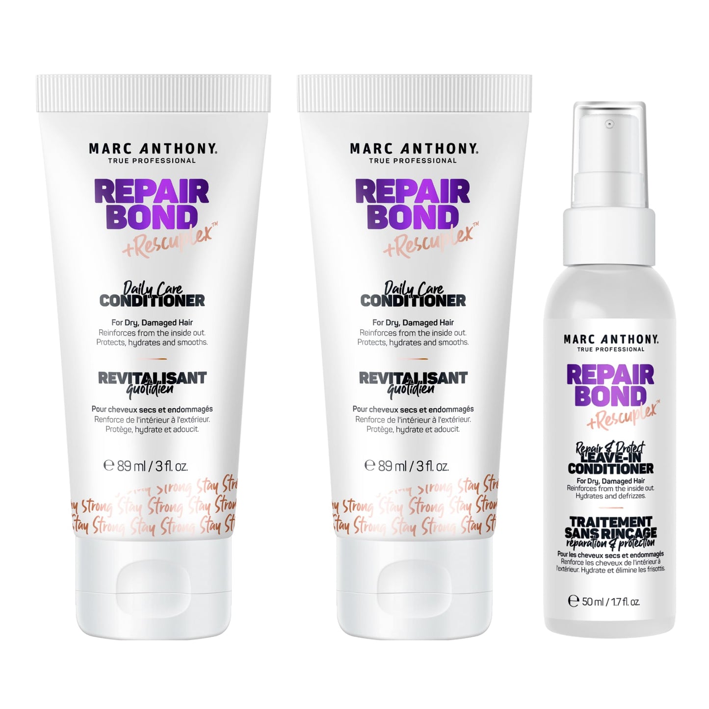 HotMarc Anthony Shampoo and Conditioner Gift Set, Grow Long Biotin - Anti-Frizz Deep Conditioner For Split Ends & Breakage - Vitamin E, Caffeine & Ginseng for Curly, Dry & Damaged Hair