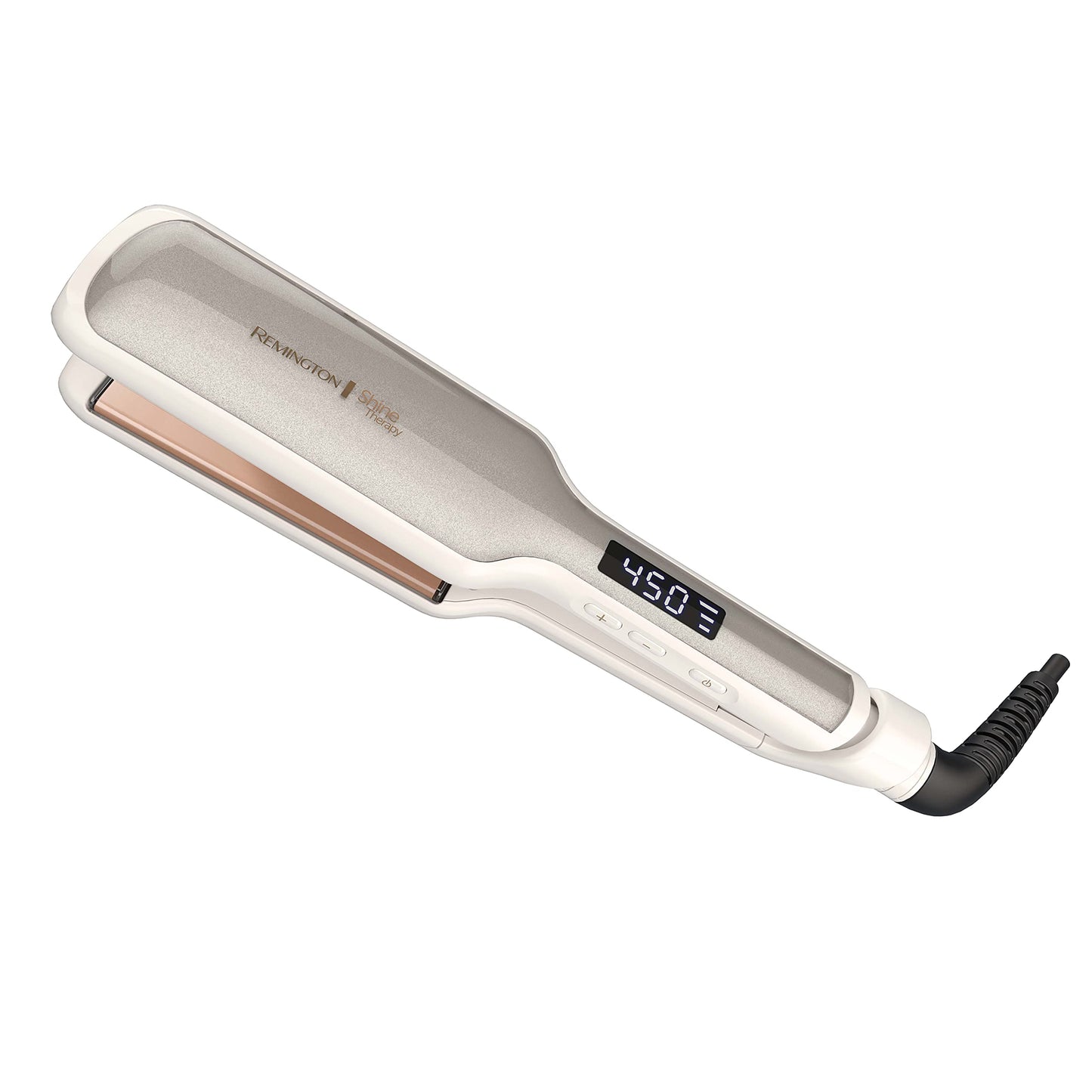 HotRemington Shine Therapy 1 inch Hair Straightener Iron, Flat Iron Infused with Argan Oil & Keratin, Professional Ceramic Flat Iron for Less Frizz, Shines and Smooth, Styling Tools