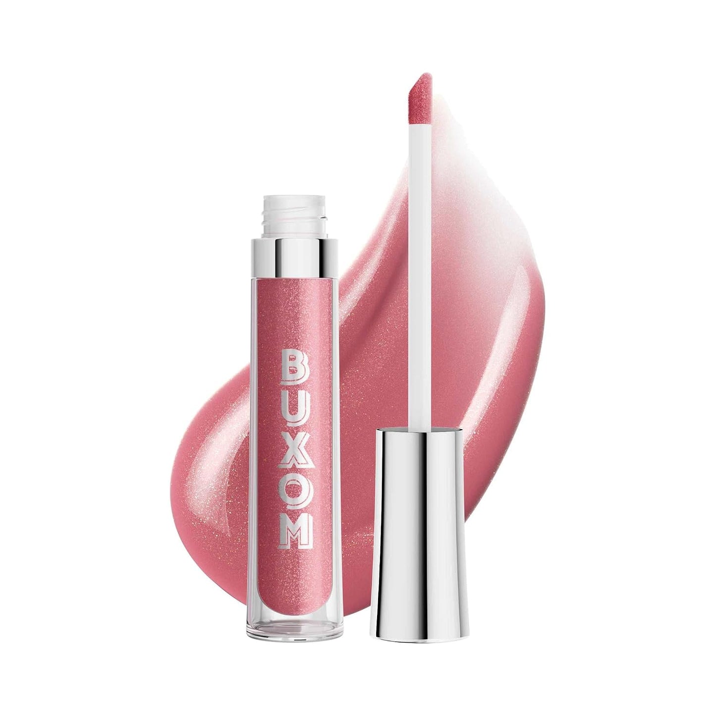 HotBuxom Full-On Plumping Lip Polish, Tinted Lip Plumper Gloss, Plumping Peptides & Vitamin E, High Shine Lip Gloss, Nourishes, Moisturizes & Softens Lips, Vegan