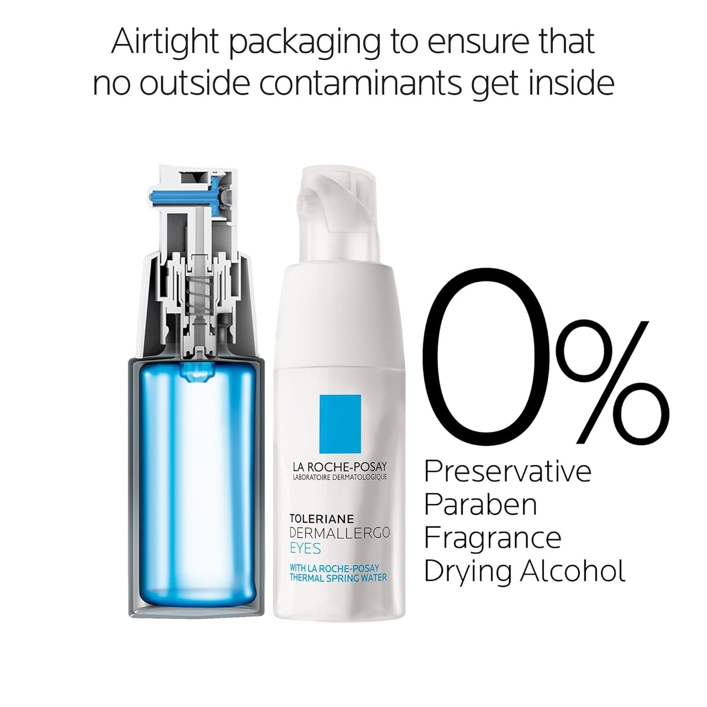 HotLa Roche-Posay Toleriane Dermallergo Eye Cream for Sensitive Skin 0.68oz | Soothing moisturizer comforts sensitive skin. Allergy tested, fragrance free, alcohol free. Formerly Toleriane Ultra Eyes.