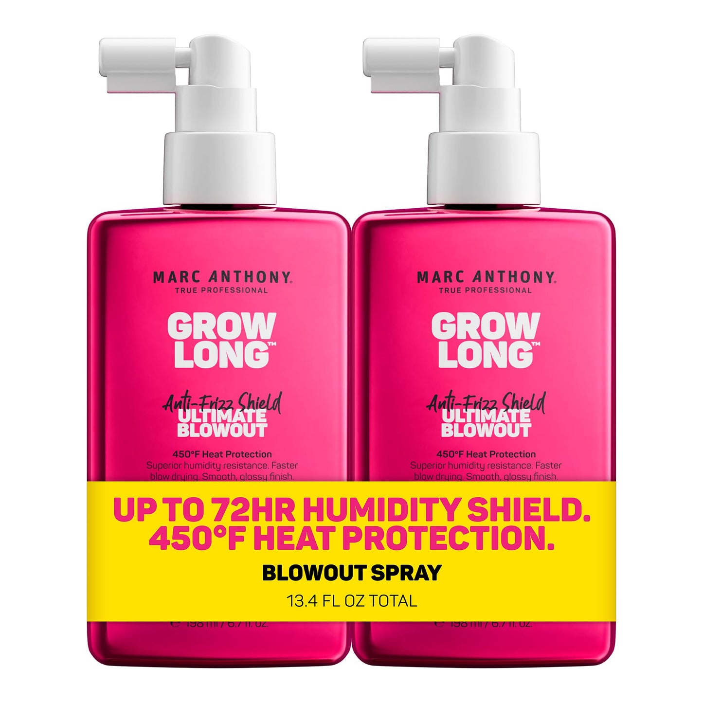 HotMarc Anthony Anti-Frizz Shield Ultimate Blowout Spray - 6.7 Oz (Pack of 1) | Grow Long - Smooth, Shiny Hair in High Humidity - Heat Protectant