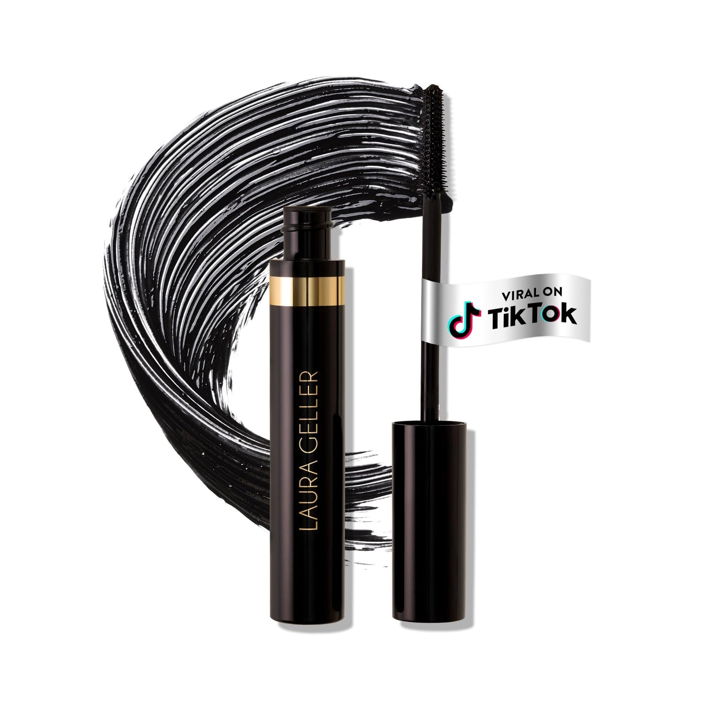 HotLAURA GELLER NEW YORK Kajal Longwear Mascara – Black – Volumizing, Lengthening, & Defining Mascara - Smudge‑Proof & Flake‑Proof Wear, Buildable Formula