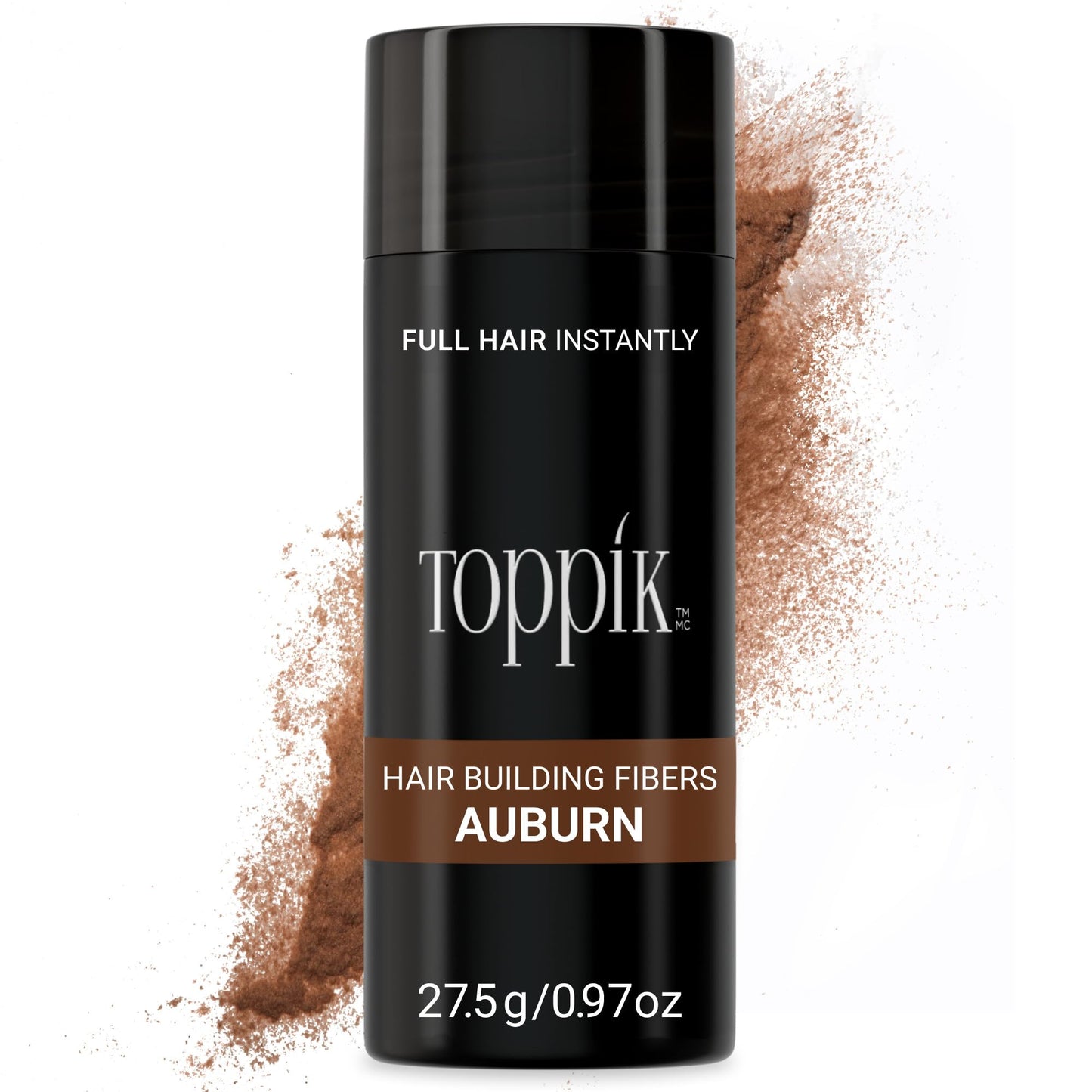 HotToppik Hair Building Fibers, Fill In Fine or Thinning Hair Instantly Thicker, Fuller Looking Hair 9 Shades,4 size options