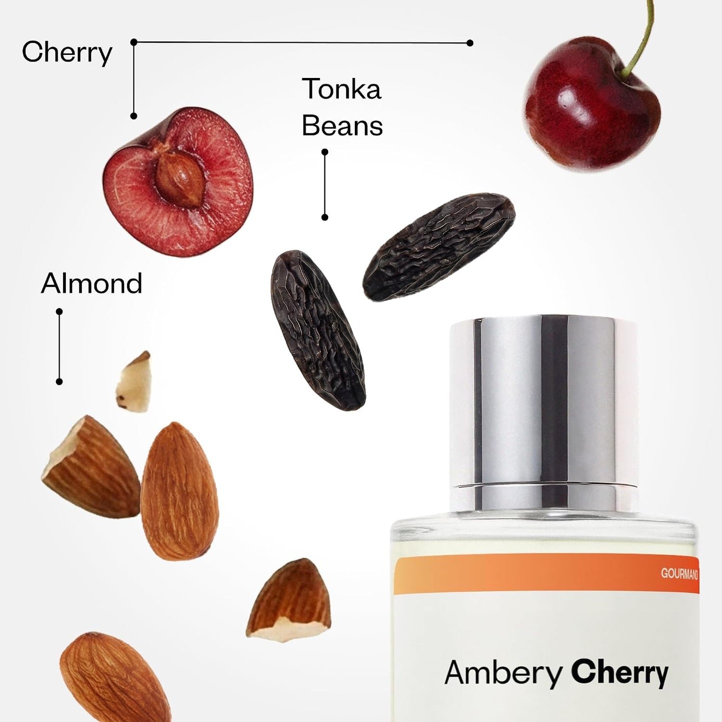 Hot Dossier - Ambery Cherry - Eau de Parfum - Inspired by Lost Cherry - Long-Lasting Fragrance - Unisex - 1.7 fl oz (50ml)