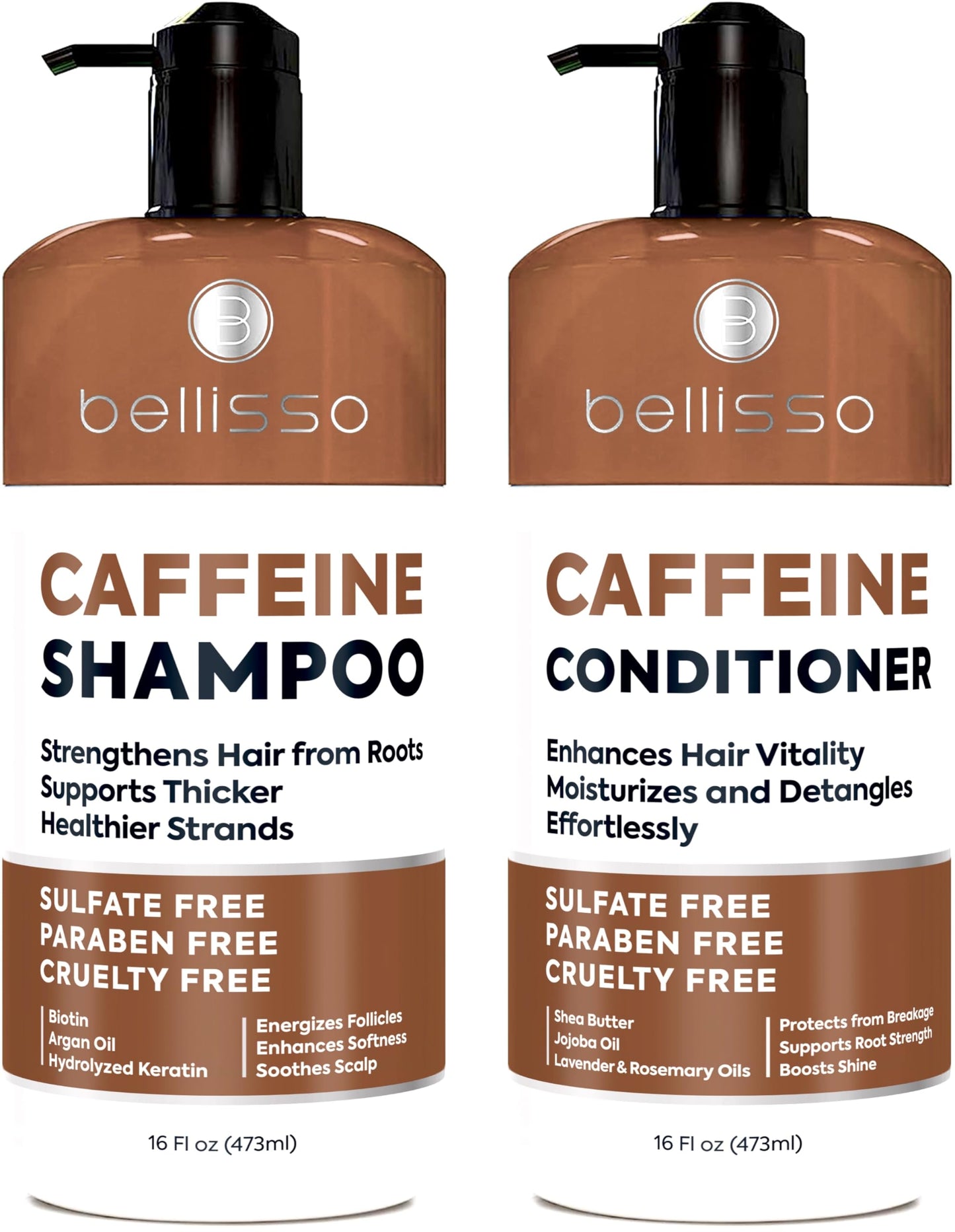 HotBiotin Shampoo and Conditioner Set - Sulfate and Paraben Free Treatment for Men and Women - Hair Thickening Volumizing Products to Help Boost Thinning Hair with Added Keratin