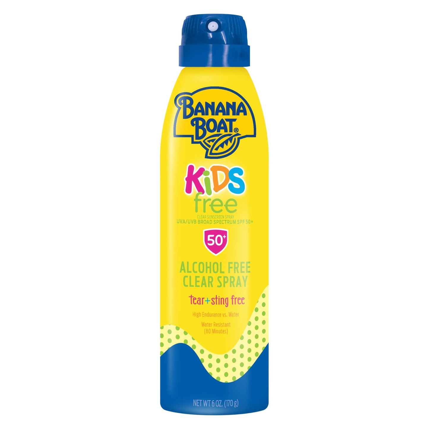 HotBanana Boat Sport Kids Sunscreen Spray SPF 50, Twin Pack | Spray Sunscreen for Kids, Childrens Sunblock SPF 50, Oxybenzone Free, 6oz each