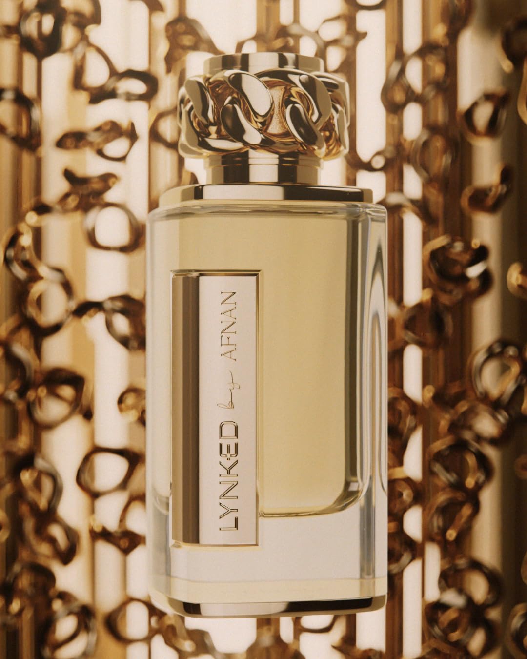Hot Afnan Lynked Forever (Gold) For Women Eau De Parfum, 3.4 Fl. Oz