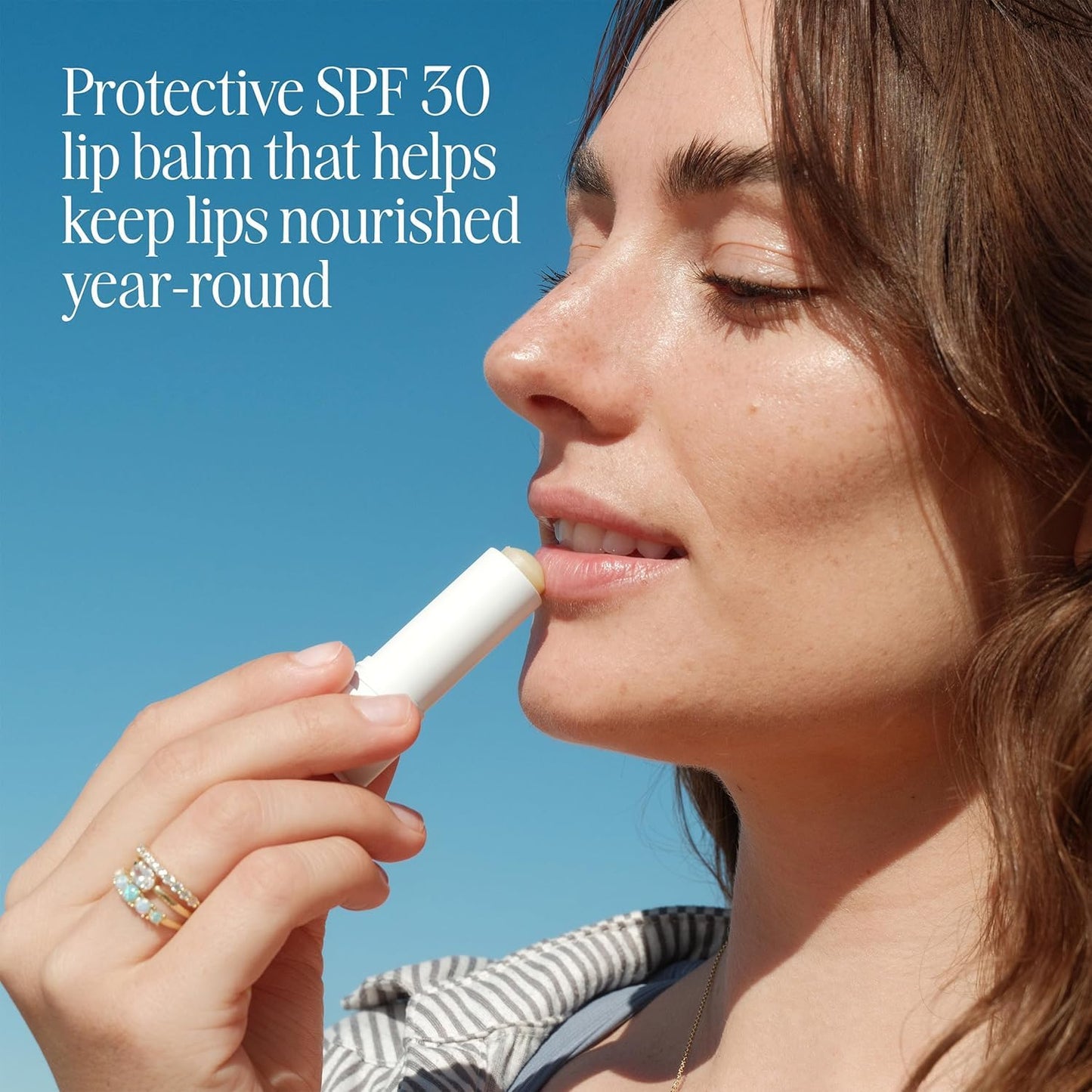 HotCOOLA Organic Liplux Lip Balm and Sunscreen with SPF 30, Dermatologist Tested Lip Care for Daily Protection, Vegan and Gluten Free, 0.15 Oz