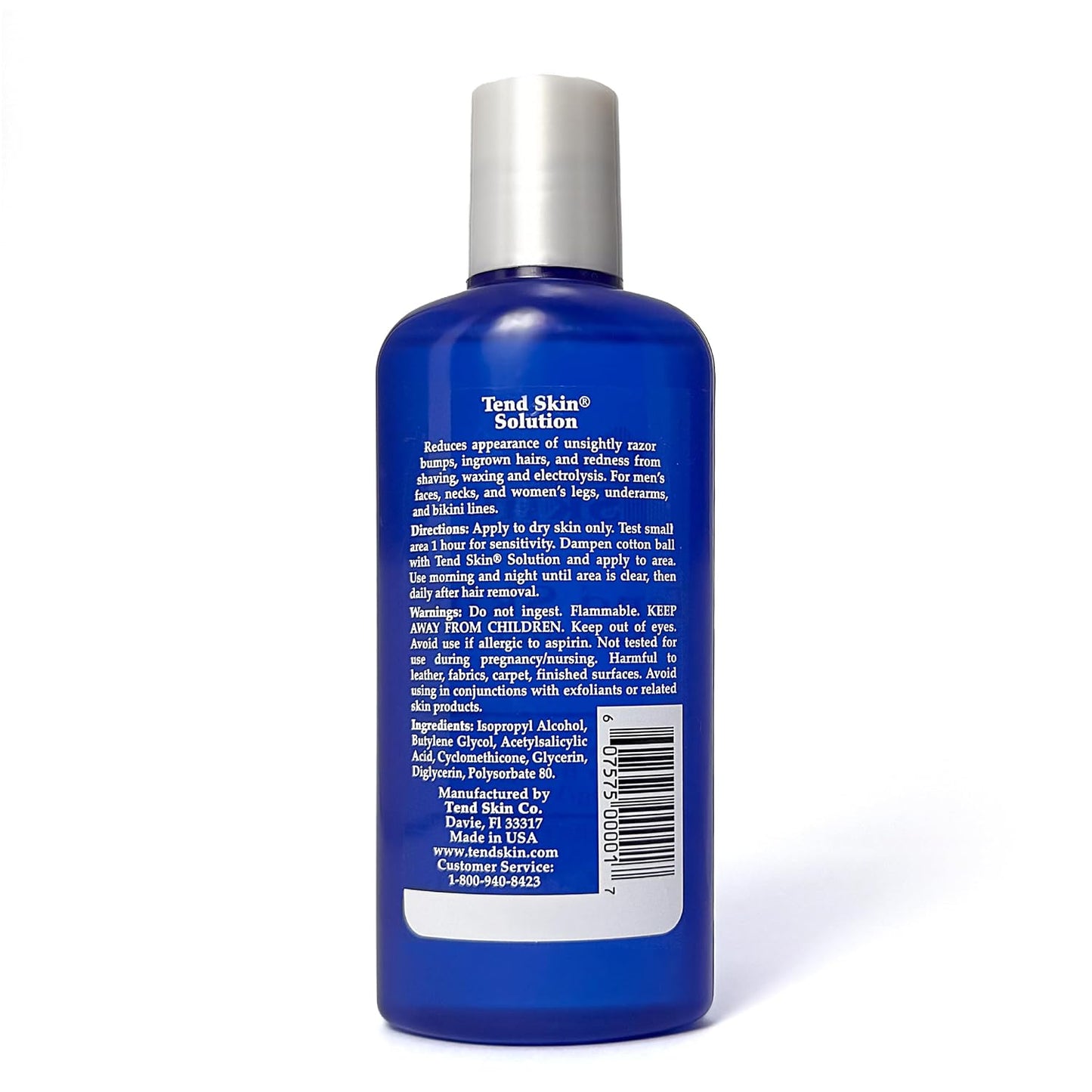 HotTend Skin Solution for Razor Bumps and Ingrown Hair, 4 Oz | Solution for Unsightly Razor Burns, Post Shaving and Waxing Toner, Deodorant, Made in USA