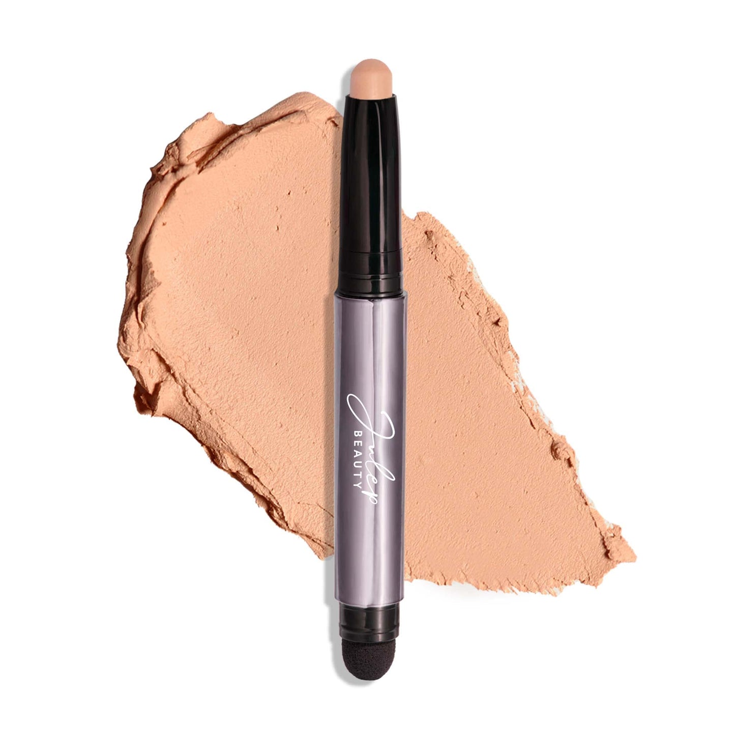 HotJulep Eyeshadow 101 Cream-to-Powder Waterproof Eyeshadow Stick – Champagne Shimmer – Long-Lasting, Buildable, Crease-Proof, Cruelty Free, Shimmer Finish with Built-In Smudger
