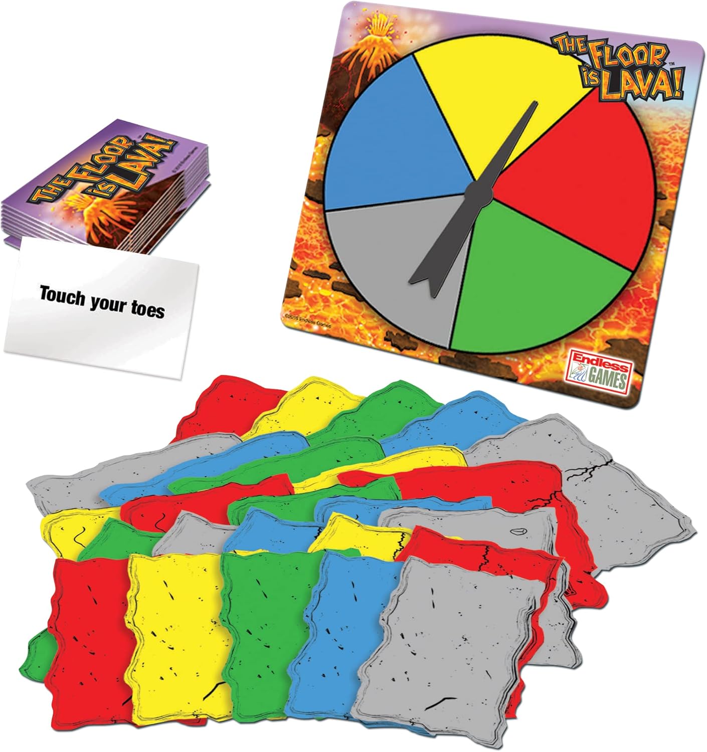 Hot Goliath The Original The Floor is Lava! Game by Endless Games - Interactive Game For Kids And Adults - Promotes Physical Activity - Indoor And Outdoor Safe - Classic Edition