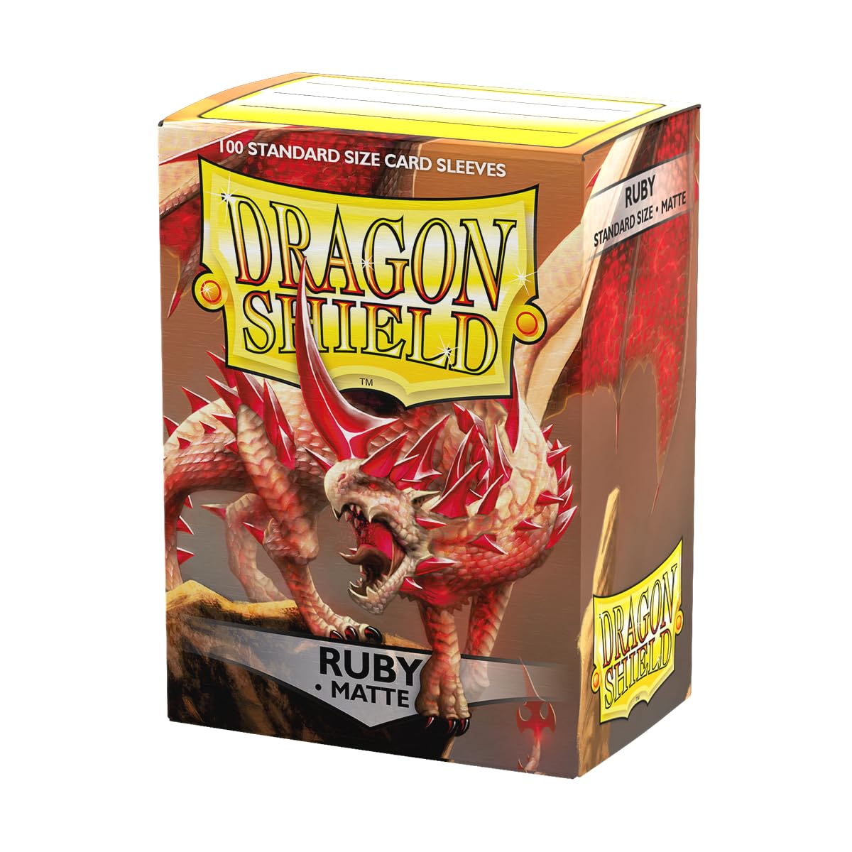 Hot Dragon Shield | Standard Size Card Matte Sleeves | 100 CT - Smooth & Tough Premium TCG Sleeves | Compatible with Pokemon, Flesh & Blood, One Piece & Magic the Gathering | Forest Green