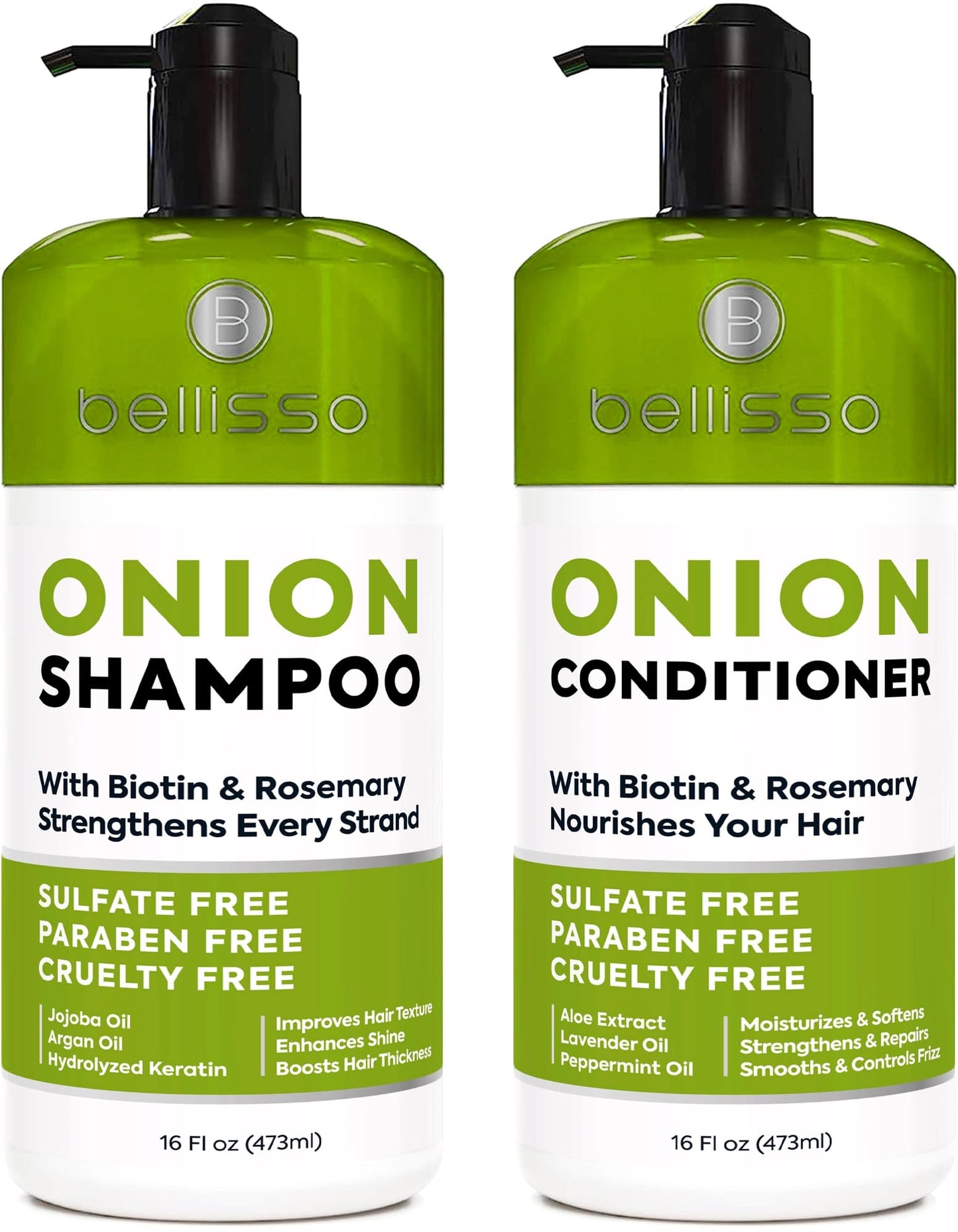 HotBiotin Shampoo and Conditioner Set - Sulfate and Paraben Free Treatment for Men and Women - Hair Thickening Volumizing Products to Help Boost Thinning Hair with Added Keratin