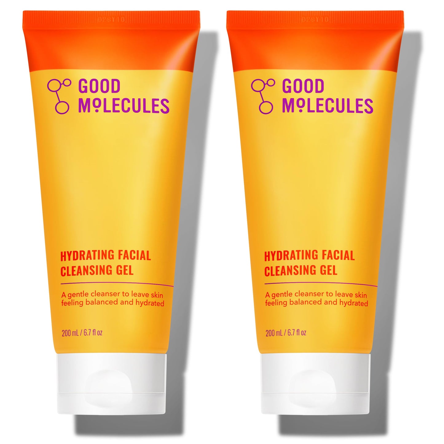 HotGood Molecules Hydrating Facial Cleansing Gel - Face Wash with Rosewater and Pineapple Extracts to Brighten, Cleanse, and Moisturize - Facial Cleanser, Skin Care