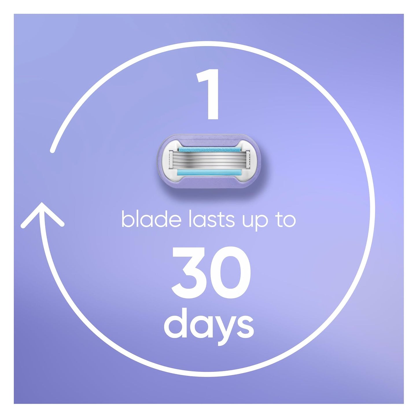 HotGillette Venus Razor for Women, Extra Smooth Contour, Includes 1 Reusable Razor Handle + 4 Count 5-Bladed Razor Refills, with Flexiball Pivoting Handle and Shower Holder