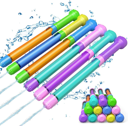 Hot 12 Pack Water Gun Soaker Blaster - Bulk Squirt Guns Kids Adults Pool Toys | Outdoor Swimming Pool Summer Beach Activity Fighting Party Game