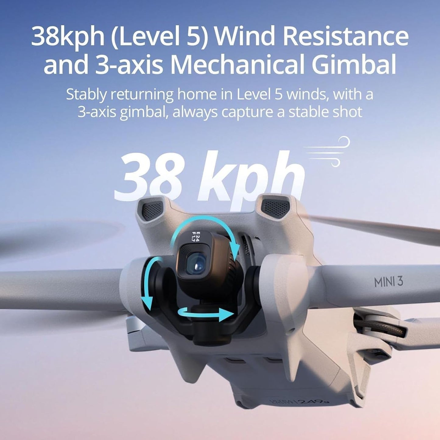 HotDJI Mini 3 Fly More Combo With DJI RC, 3 Batteries | Lightweight Camera Drone With 4K HDR Video, 114-Min Flight Time, Vertical Shooting, 32800ft (10km) Video Transmission