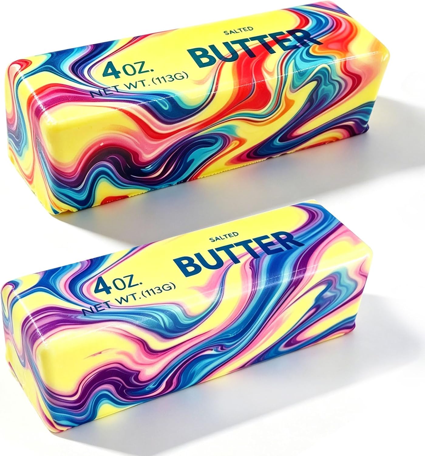 Hot2 Packs Slow Rising Butter Squishy, Squishies Butter Squeeze Toys Pack Sensory Stress Relief Soft & Stretchy Fidget Toy for Party Favors Squishy Butter