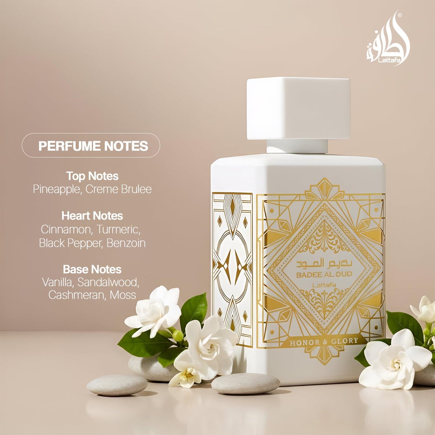 Hot Lattafa Bade'e Al Oud Honor & Glory - Fruity, Vanilla, Warm Spicy, Woody - Eau de Parfum Long-Lasting Fragrance for Unisex, 3.40 Ounce / 100 ml | Long-Lasting Fragrance