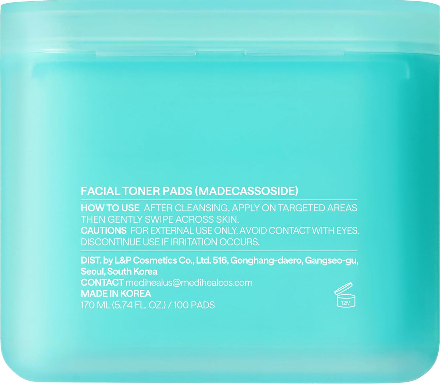 HotMEDIHEAL Madecassoside Blemish Care Toner Pad