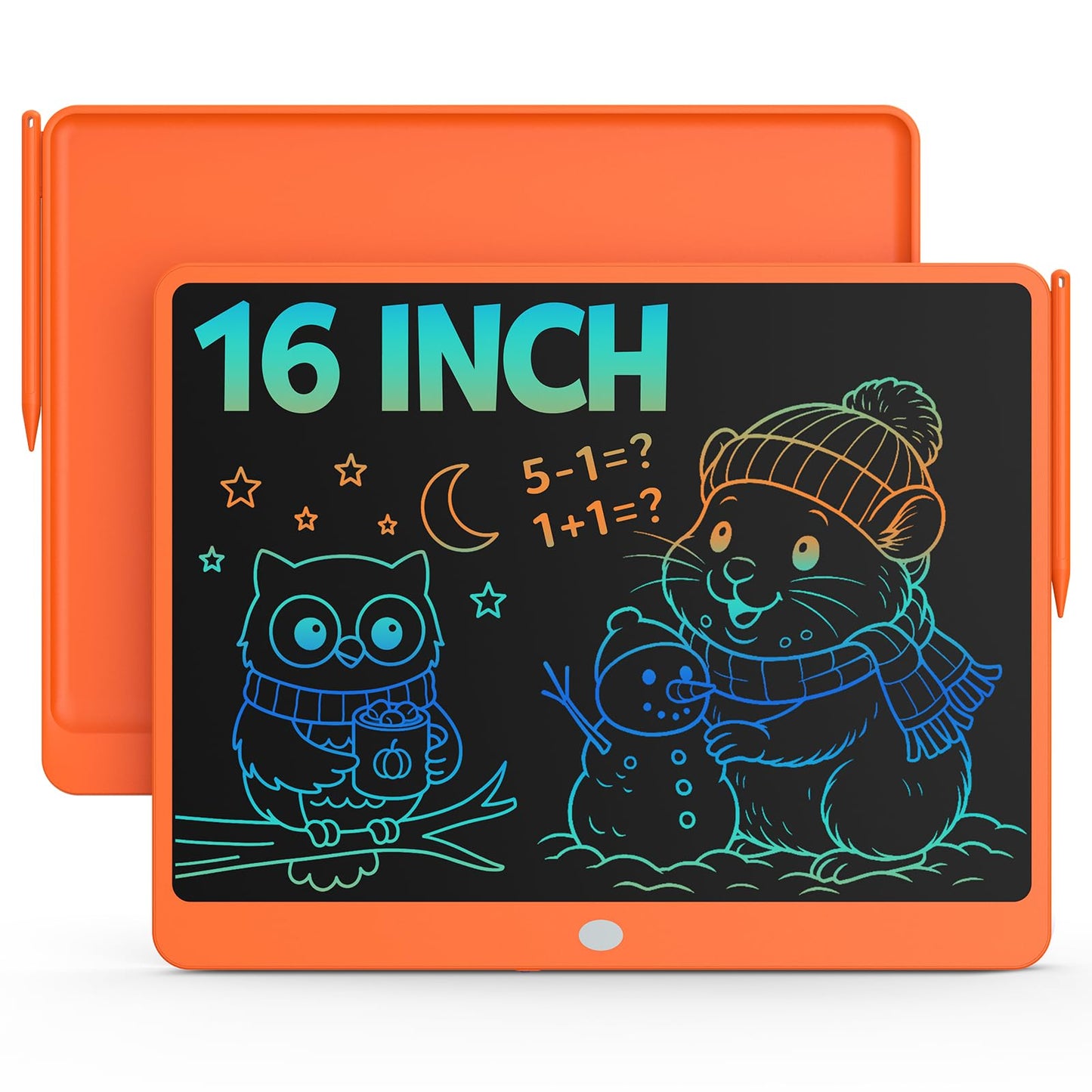 HotBravokids 10 Inch LCD Writing Tablet for 3-8 Year Olds - Electronic Drawing Pad and Doodle Board as Educational Birthday Gifts for Girls and Boys (Pink)