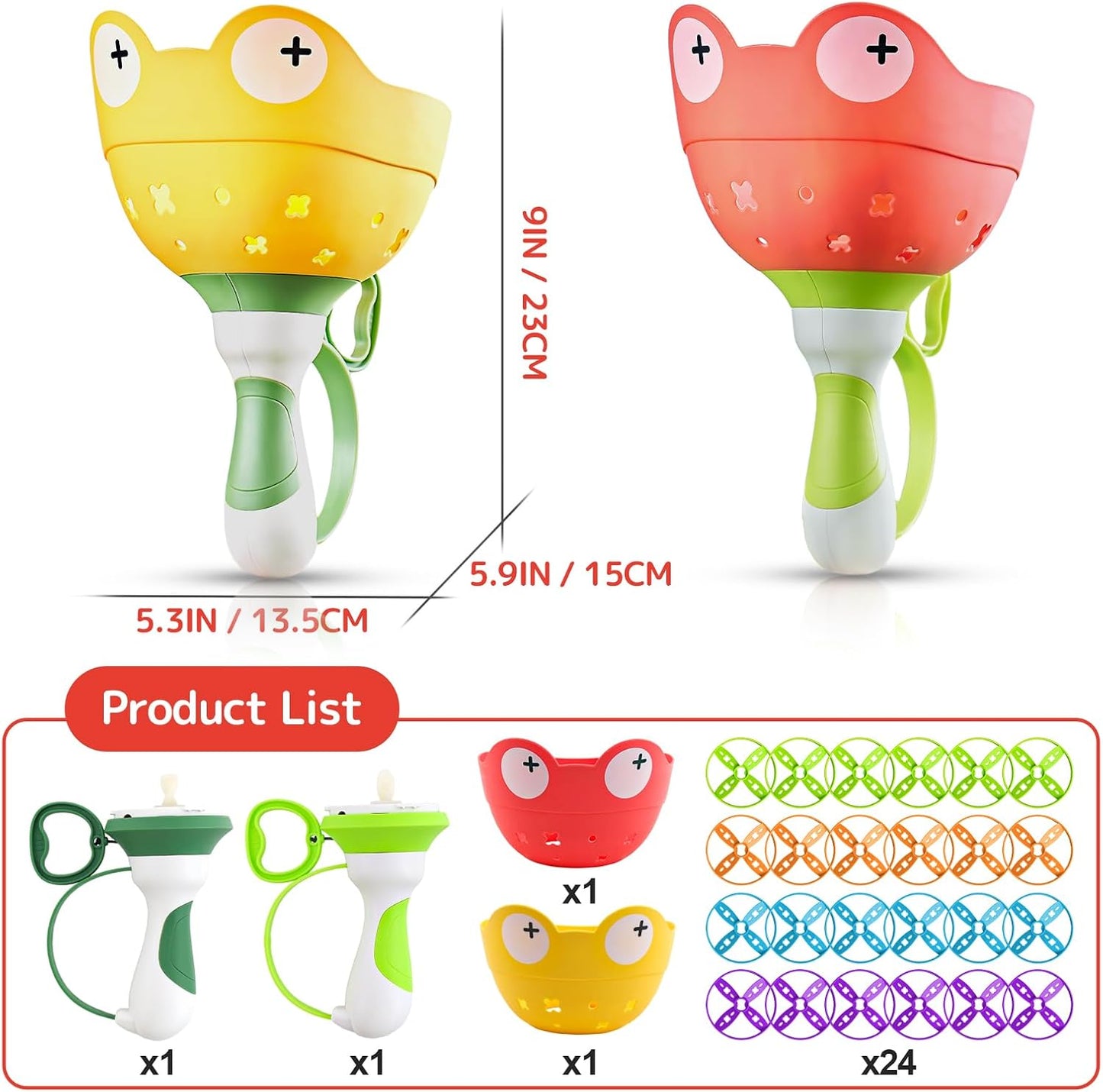 Hot pamexin Outside Toys for Kids Ages 4-8 - Manual Capture Catching Game - Toddler Chasing Toy for Boys & Girls, Ages 3-7 - Outdoor Fun Family Games