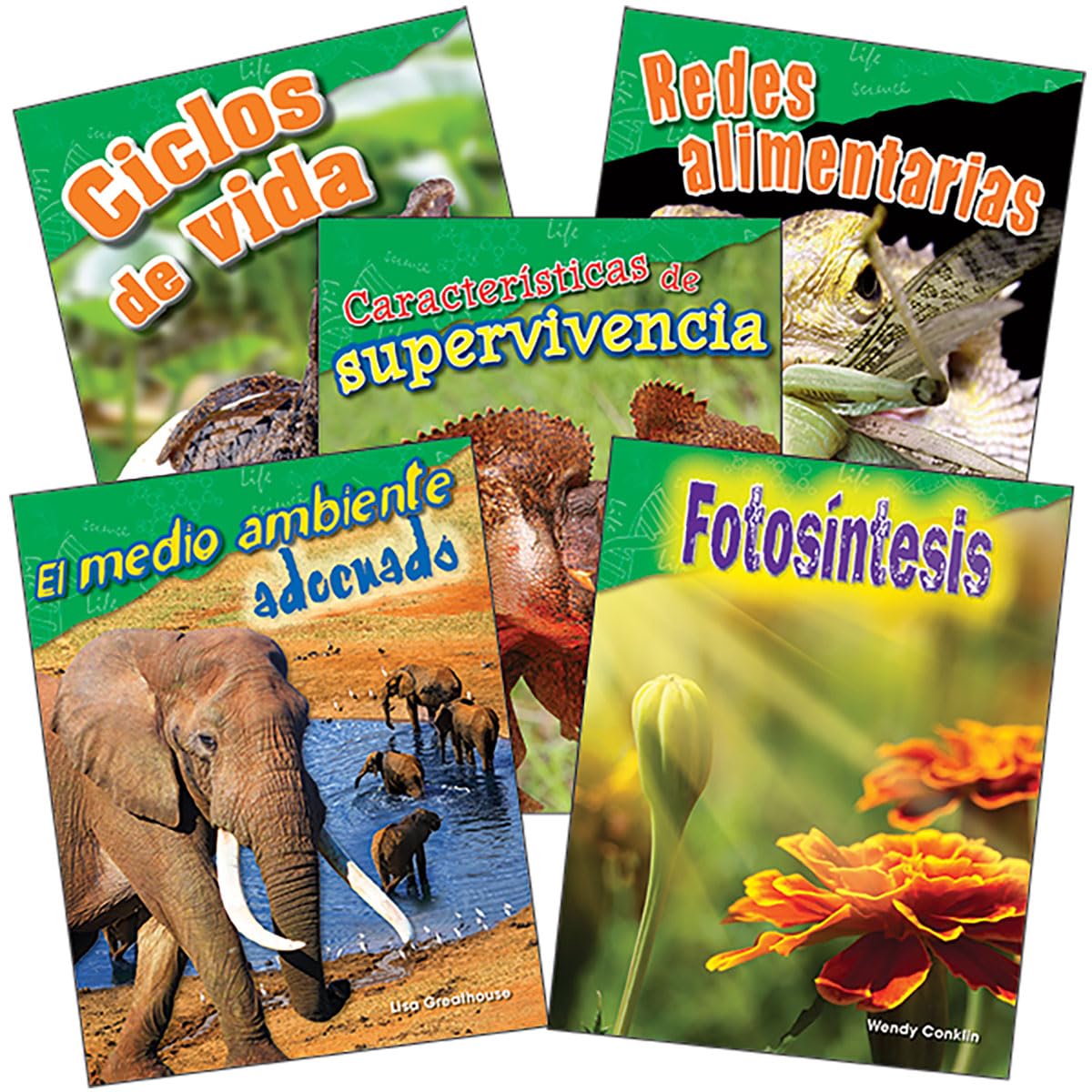 Hot Life Science Grade 3 Spanish: 5-Book Set (Science: Informational Text) (Spanish Edition)