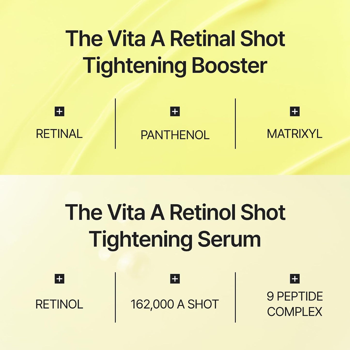 Hotcelimax The Vita A Retinal Shot Tightening Booster + Retinol Serum Set Global Exclusive | | 0.1% Retinal, 3% Matryxyl, High-Strength Retinoid for Anti-Aging, Pore Minimizer, Wrinkles & Fine Lines