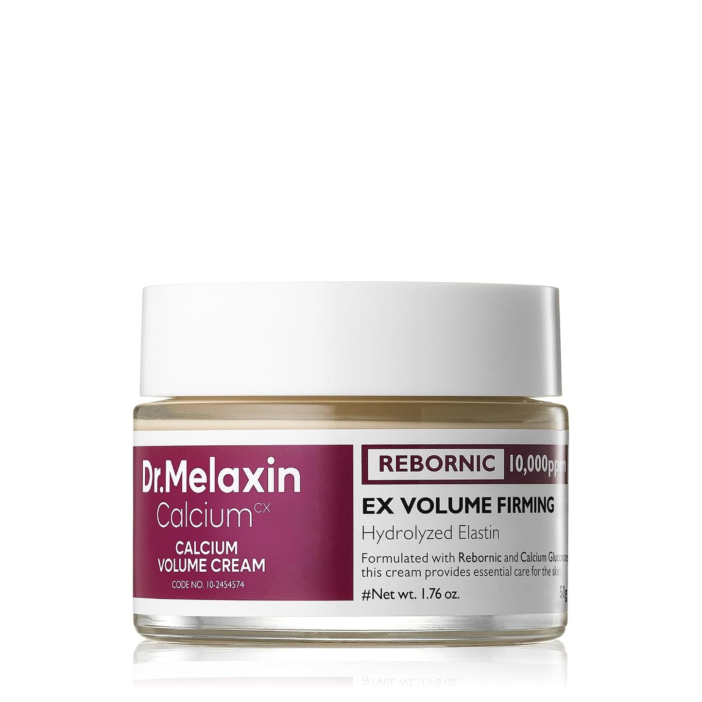 HotDr.Melaxin Calcium Intense Firming Cream with Collagen & Elastin, Lifting & Volumizing Face Cream for Sagging Skin, Niacinamide for Plumping Care, 1.69 fl.oz