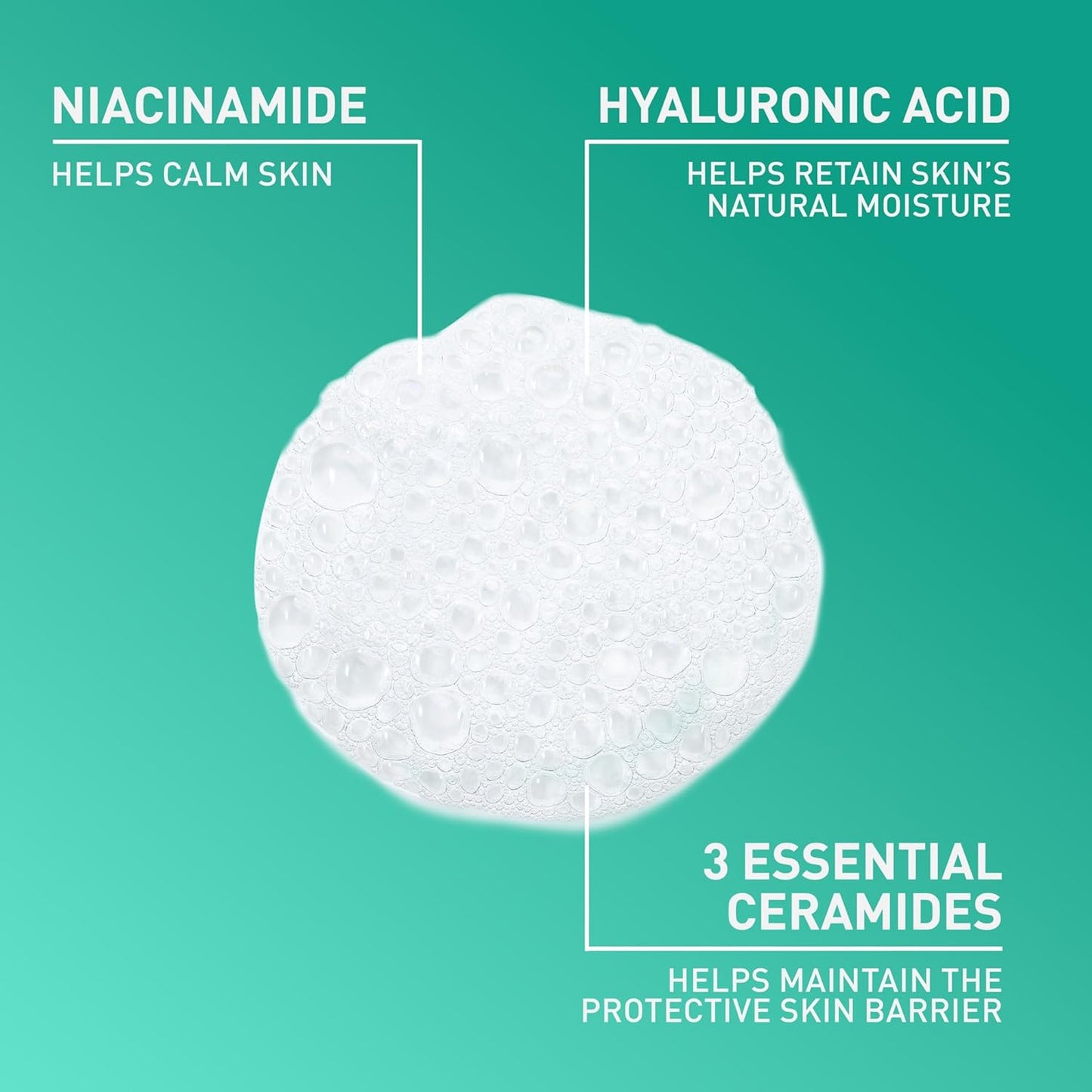 HotCeraVe Foaming Facial Cleanser, Daily Face Wash for Oily Skin, Hyaluronic Acid + Ceramides + Niacinamide, Fragrance Free, Non-Drying Oil Control Face Wash, 16 Fluid Ounces