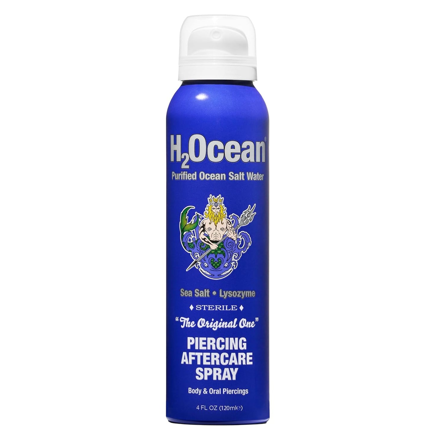 HotH2Ocean Piercing Aftercare Spray and Keloid Bump Removal– Sea Salt Spray for Body and Facial Piercings – Ear, Nose, Navel, Oral & Body Piercing Cleaner, Aftercare Solution for New Piercings– 4oz