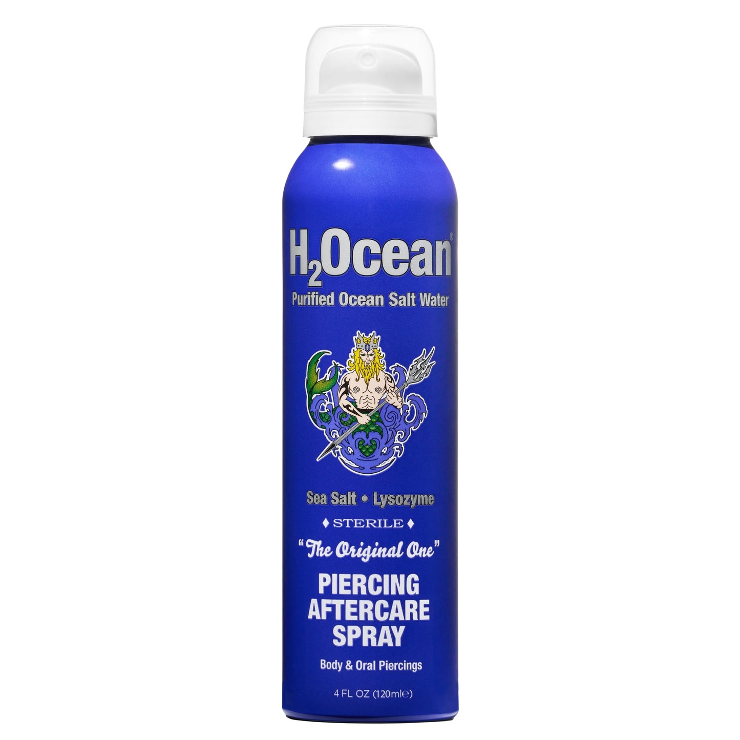 HotH2Ocean Piercing Aftercare Spray and Keloid Bump Removal– Sea Salt Spray for Body and Facial Piercings – Ear, Nose, Navel, Oral & Body Piercing Cleaner, Aftercare Solution for New Piercings– 4oz