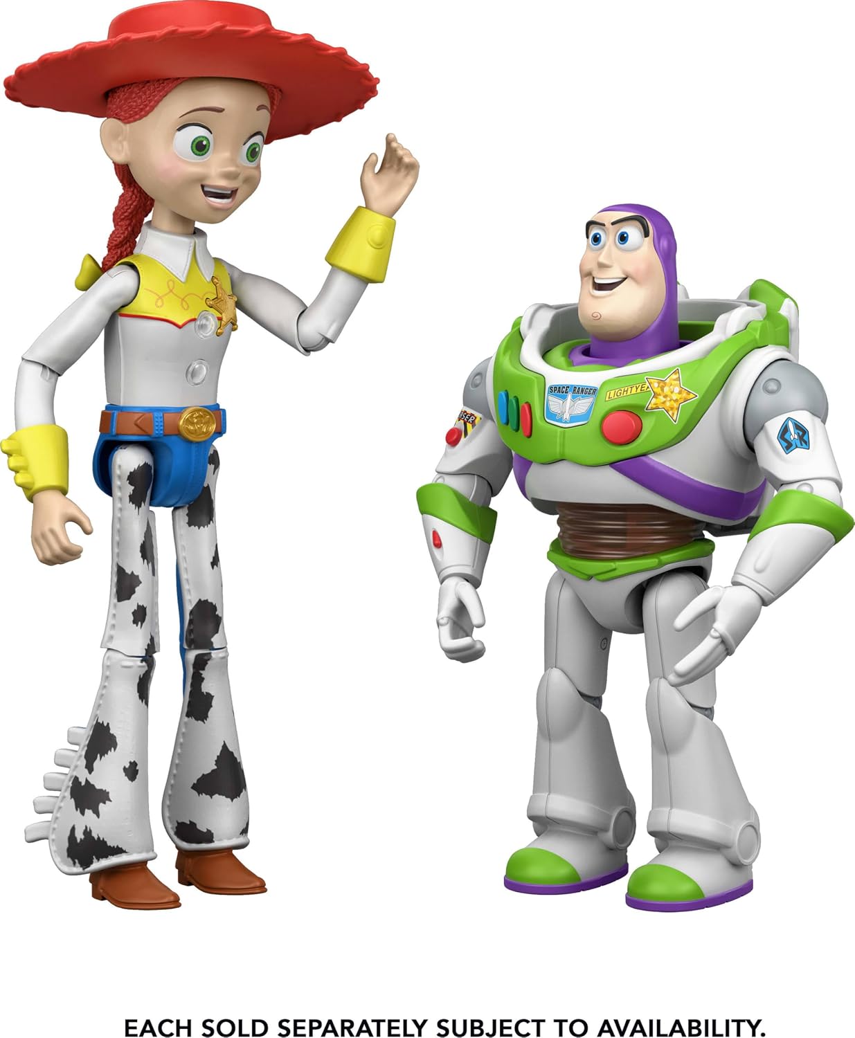 Hot Mattel Disney and Pixar Toy Story 5 Interactables Buzz Lightyear | 7-inch Playscale Talking Figure, Movie Phrases, Converses with Other Characters in the Line